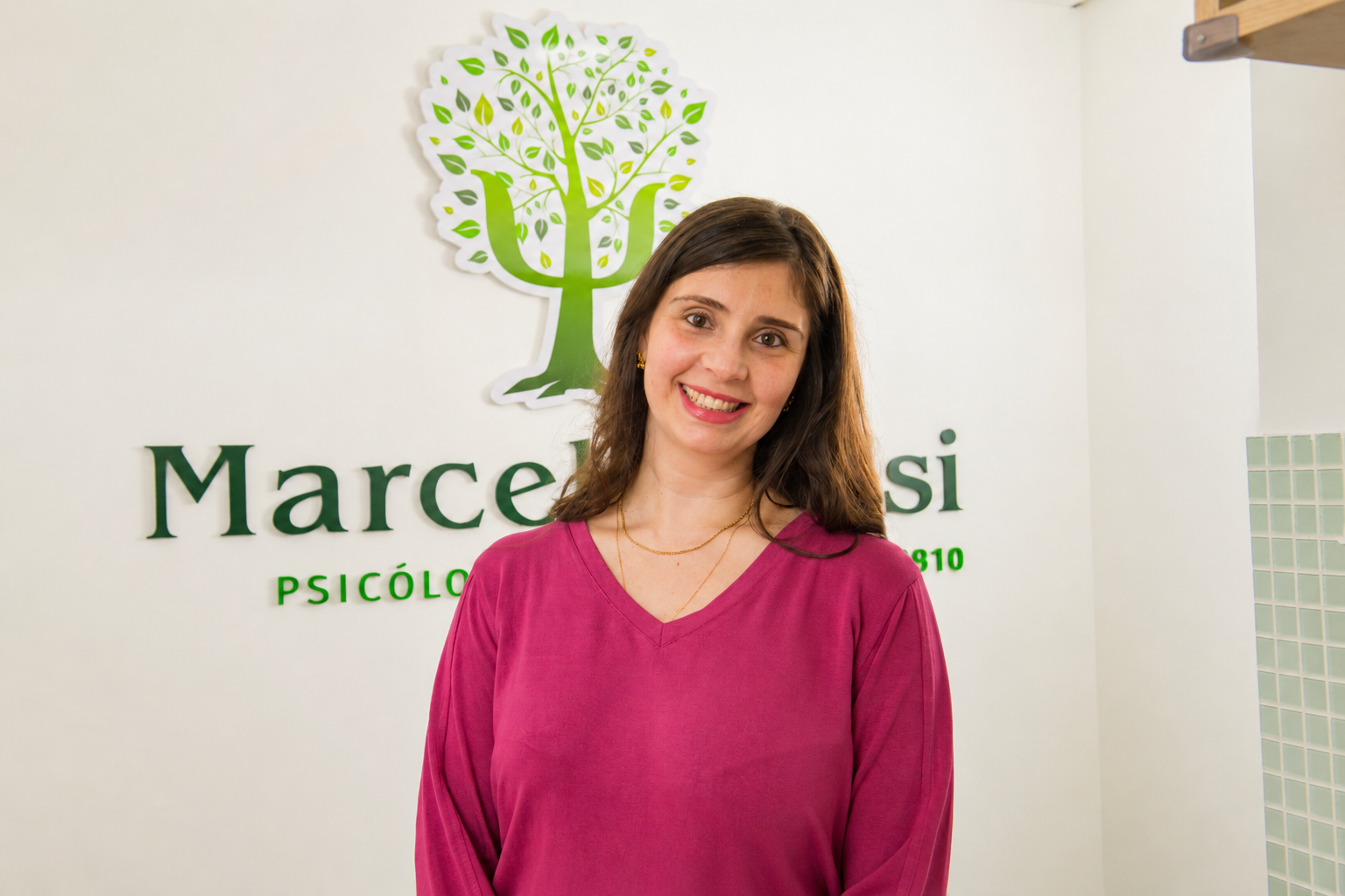 Marcela Assi sorrindo